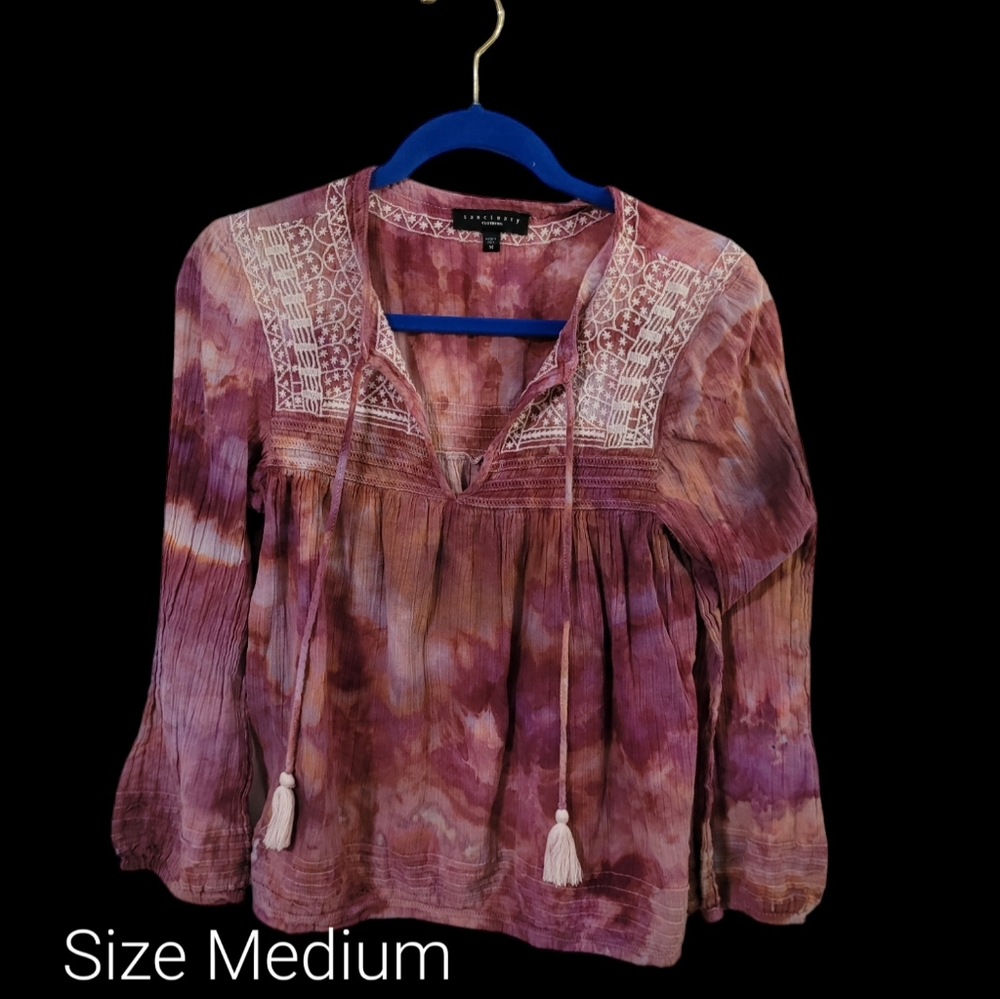 Hand Dyed Sanctuary Womens Blouse